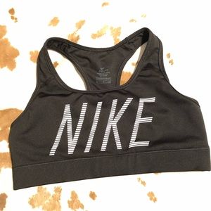 Nike Dri-Fit Sports Bra. Black. Not padded. Sz S.
